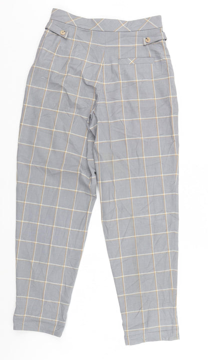 Womens UK Size 6 Topshop Regular Fit  Grey Trousers