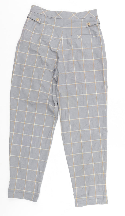 Womens UK Size 6 Topshop Regular Fit  Grey Trousers