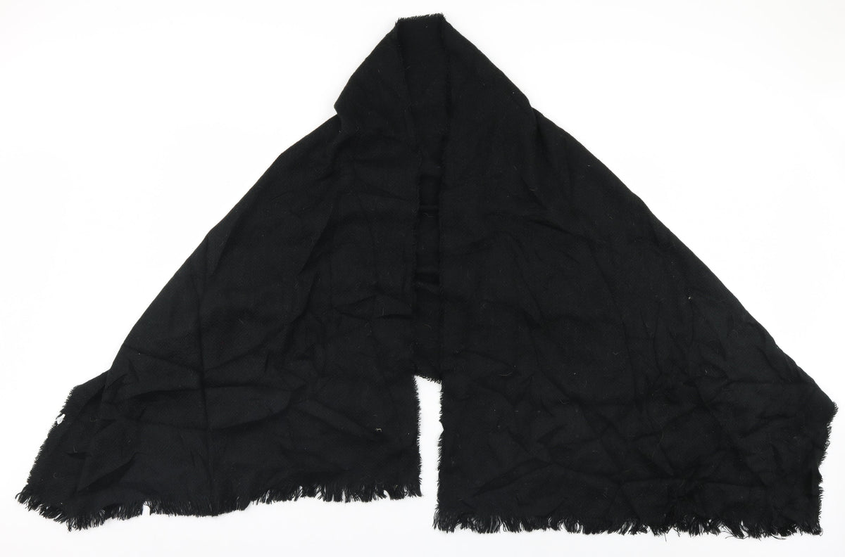 Preworn Womens Black    Scarf