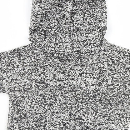 Matalan Boys White Animal Print  Pullover Hoodie Size 2-3 Years  - Little Boss