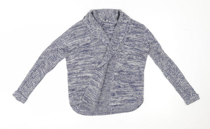 Womens UK Size 10 BHS Blue Cardigan Jumper