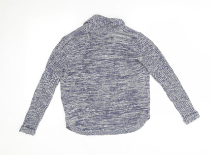 Womens UK Size 10 BHS Blue Cardigan Jumper