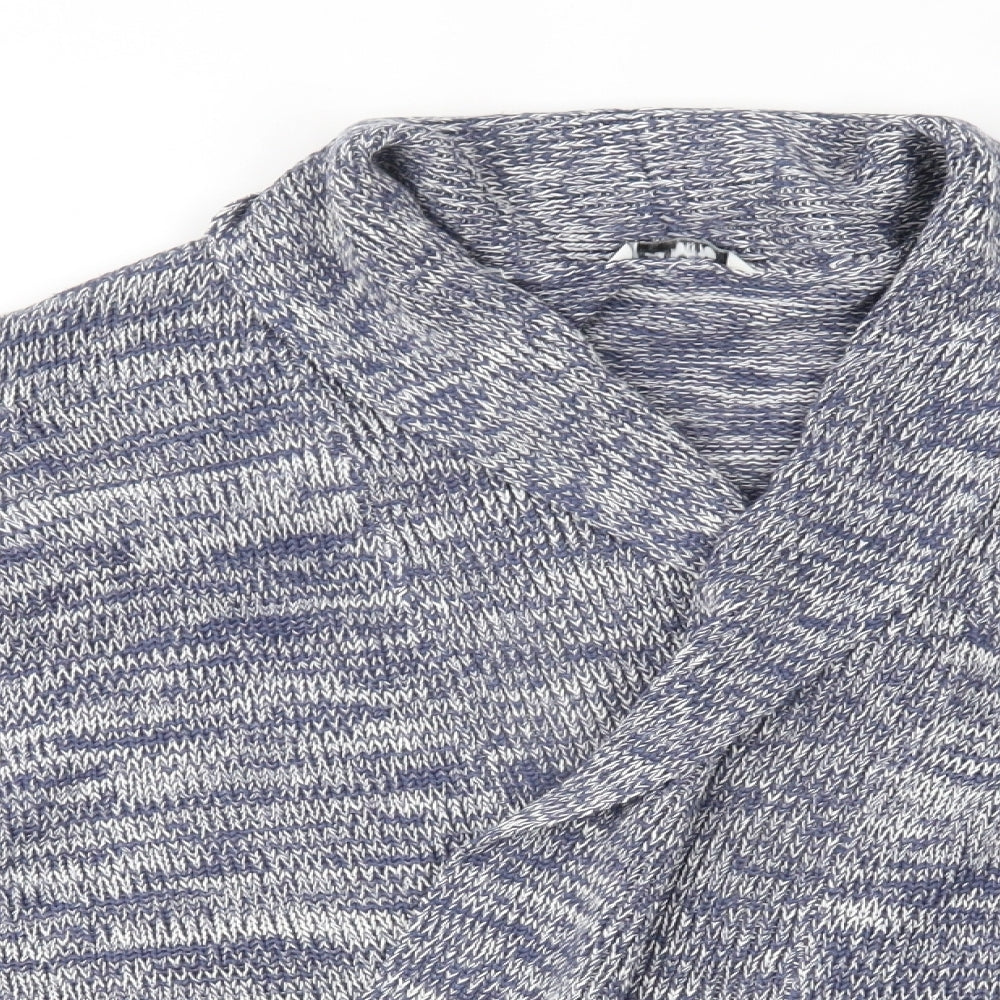 Womens UK Size 10 BHS Blue Cardigan Jumper