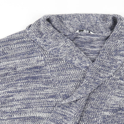 Womens UK Size 10 BHS Blue Cardigan Jumper