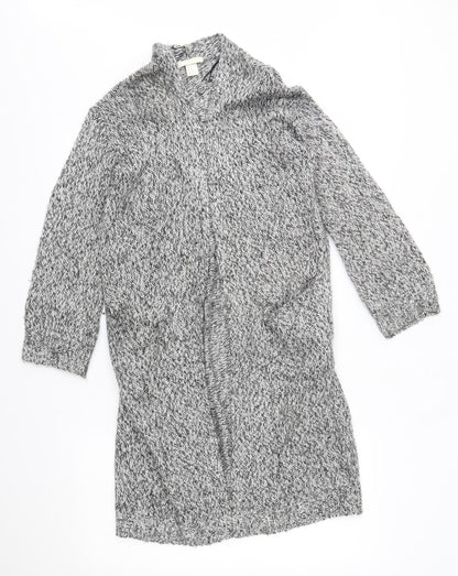 Womens UK Size XS H&M Grey Cardigan Jumper