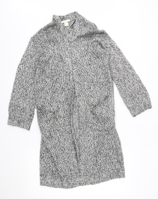 Womens UK Size XS H&M Grey Cardigan Jumper