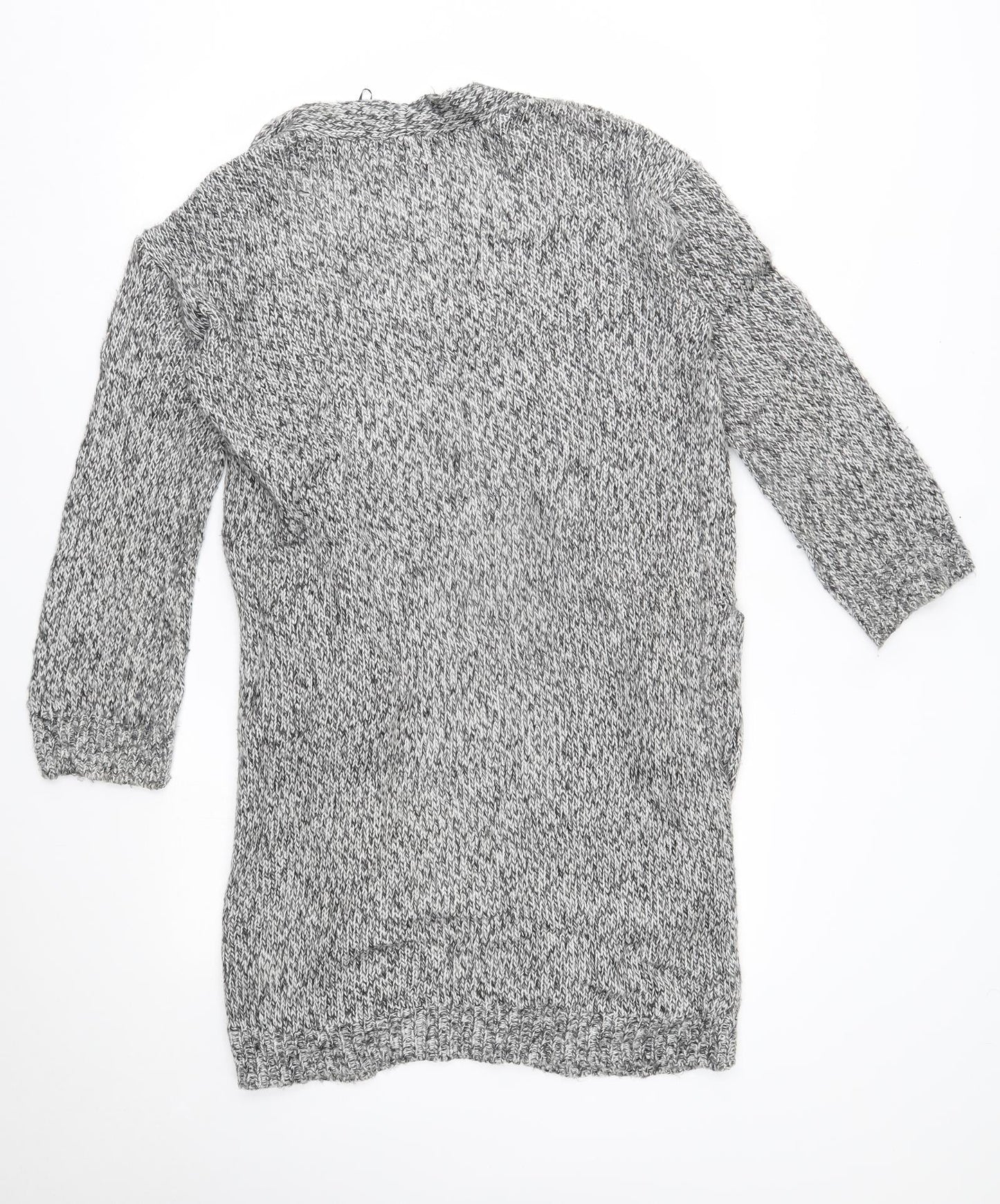 Womens UK Size XS H&M Grey Cardigan Jumper