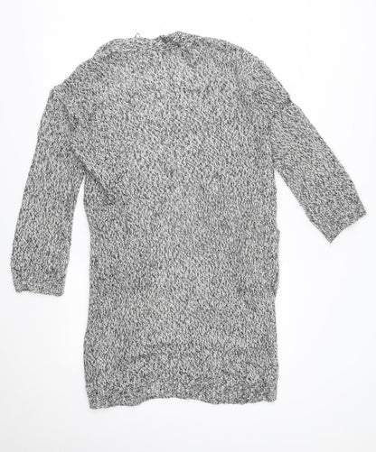 Womens UK Size XS H&M Grey Cardigan Jumper