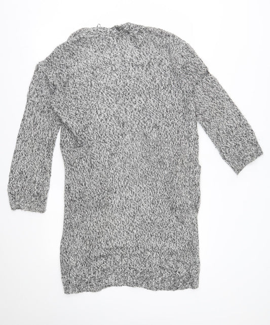 Womens UK Size XS H&M Grey Cardigan Jumper