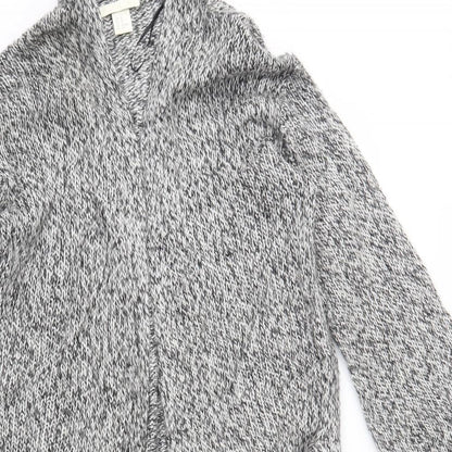Womens UK Size XS H&M Grey Cardigan Jumper