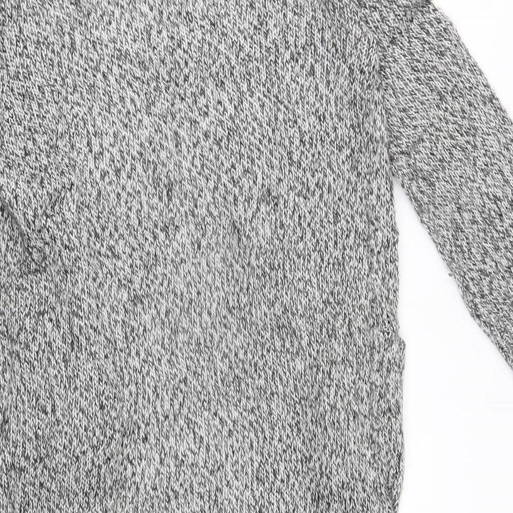 Womens UK Size XS H&M Grey Cardigan Jumper