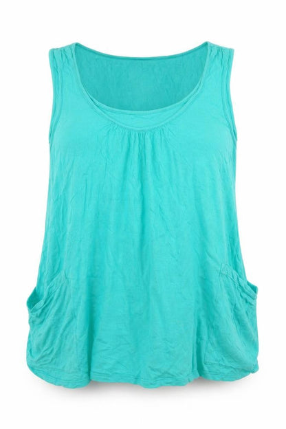 Womens UK Size 10 Mothercare Green Basic Blouse