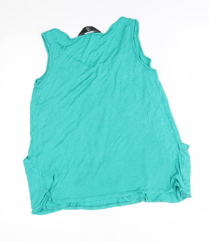 Womens UK Size 10 Mothercare Green Basic Blouse