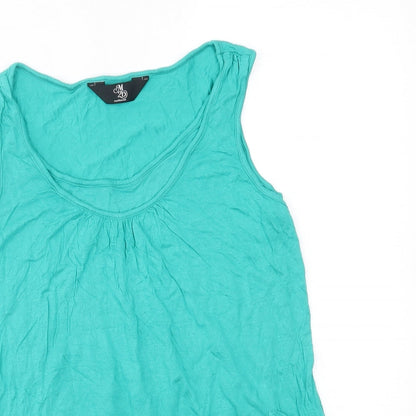 Womens UK Size 10 Mothercare Green Basic Blouse