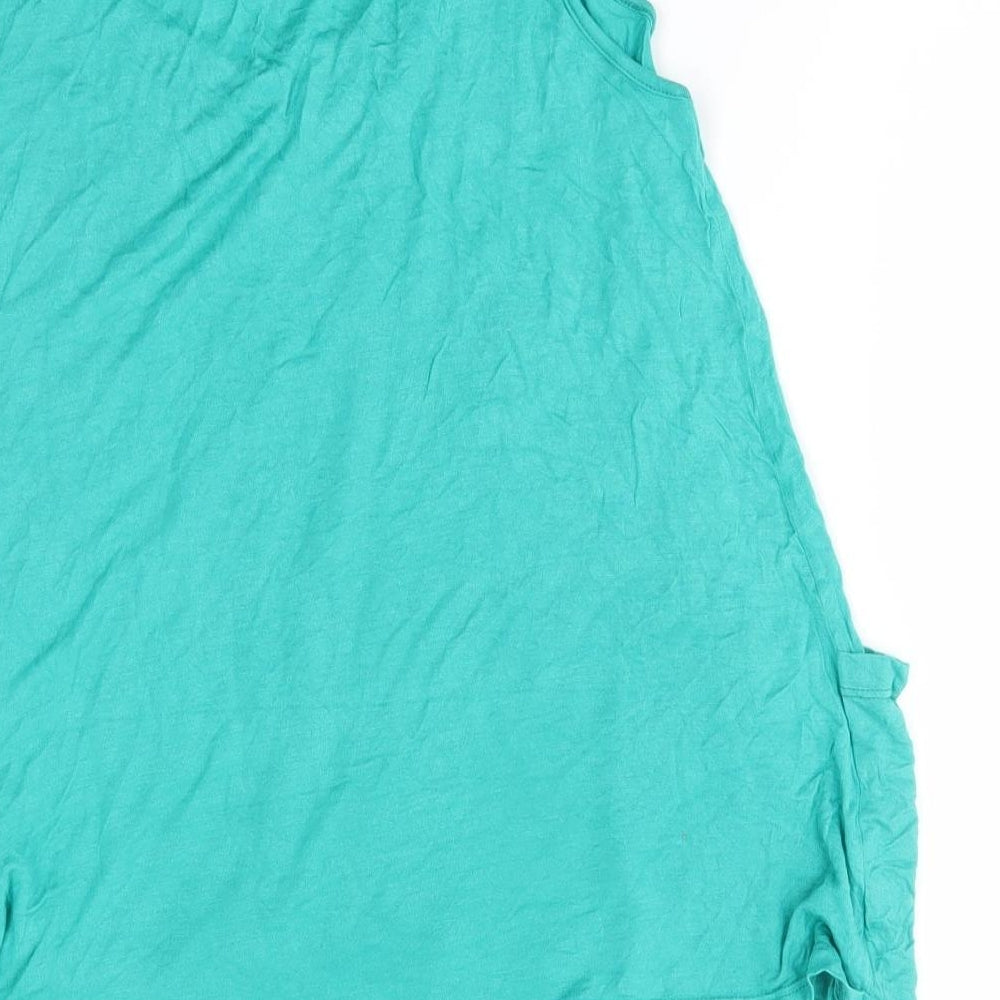Womens UK Size 10 Mothercare Green Basic Blouse
