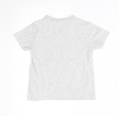 M&S Boys Grey   Basic T-Shirt Size 4-5 Years