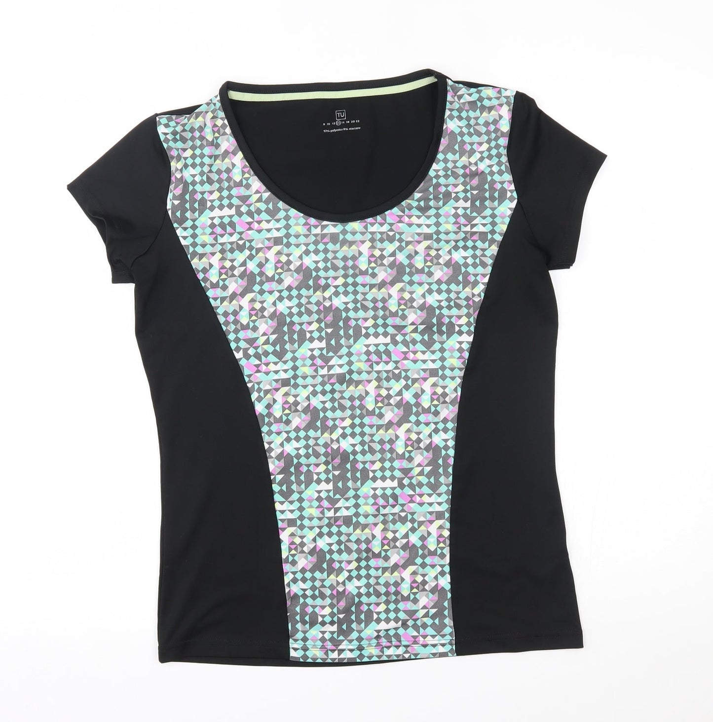 Womens UK Size 14 TU Black Basic Blouse