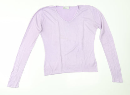 Womens UK Size 12 BHS Purple Pullover Jumper