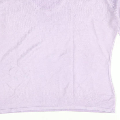 Womens UK Size 12 BHS Purple Pullover Jumper