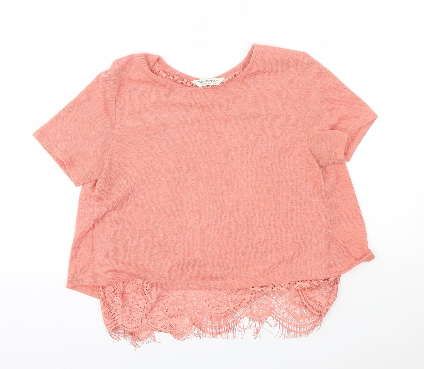 Miss Selfridge Womens Pink   Basic Blouse Size 8