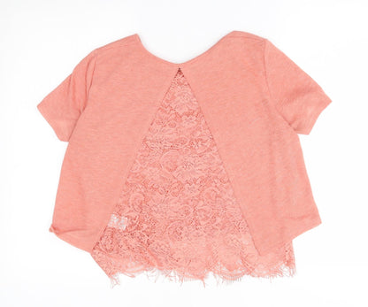 Miss Selfridge Womens Pink   Basic Blouse Size 8