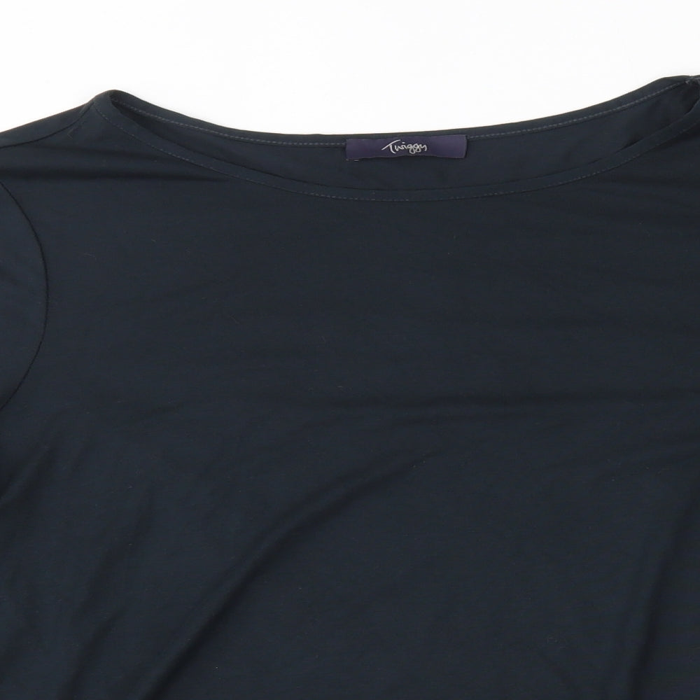 Womens UK Size 16 M&S Black Basic Blouse