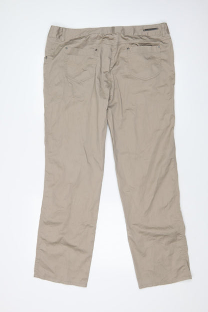 ARYTON Womens Beige   Trousers  Size 18 L30 in