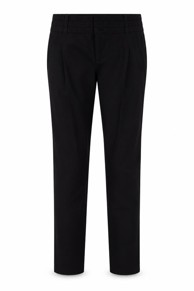 Front view of New Look girls’ black dress pants trousers, size 12, years