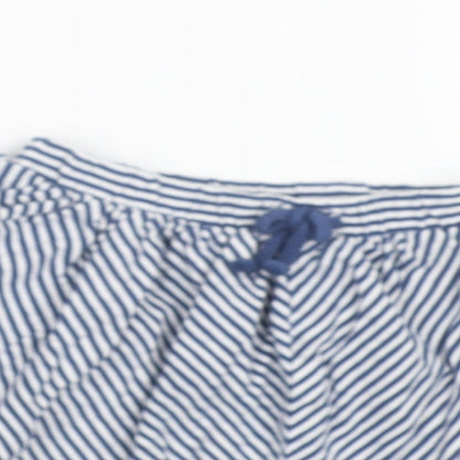 NEXT Girls Blue Striped  Hot Pants Shorts Size 2-3 Years