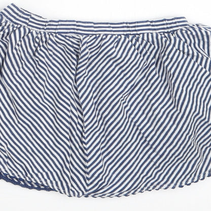 NEXT Girls Blue Striped  Hot Pants Shorts Size 2-3 Years