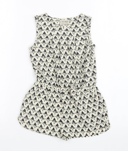 NEXT Girls Multicoloured Geometric  Playsuit One-Piece Size 4 Years