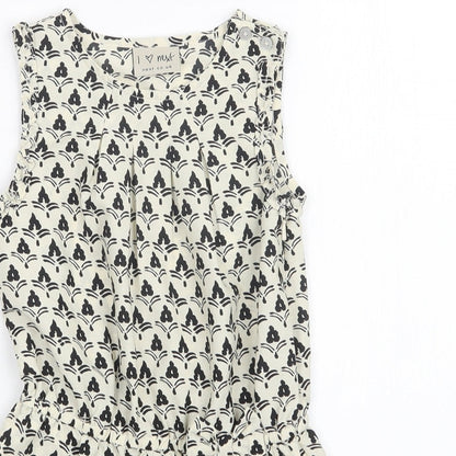 NEXT Girls Multicoloured Geometric  Playsuit One-Piece Size 4 Years