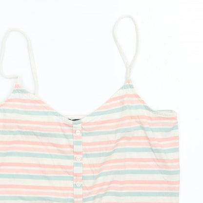 Womens UK Size 16 New Look Multicoloured Camisole T-Shirt