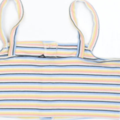 Womens UK Size 16 New Look Multicoloured Camisole T-Shirt