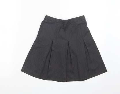 George Girls Grey   Pleated Skirt Size 7-8 Years