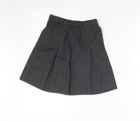 George Girls Grey   Pleated Skirt Size 7-8 Years