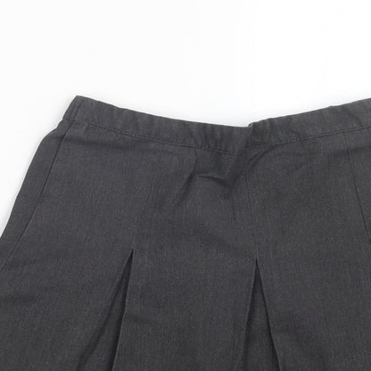 George Girls Grey   Pleated Skirt Size 7-8 Years