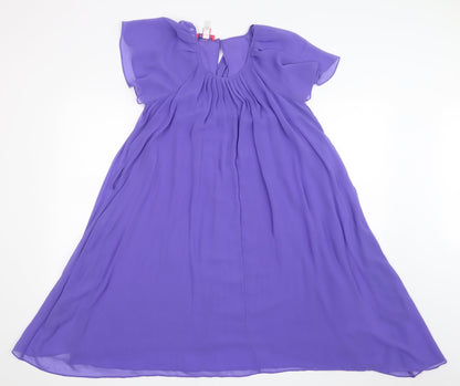 Monsoon Womens Purple   A-Line  Size 8