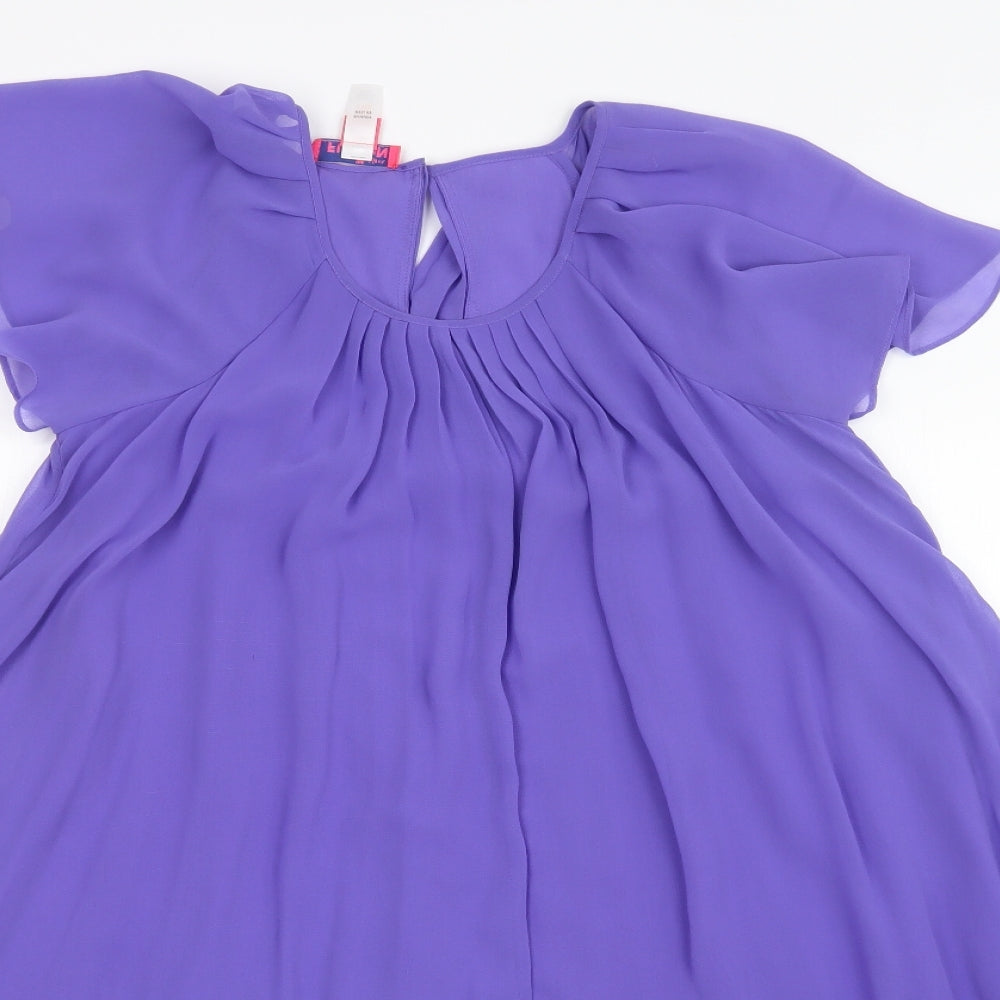 Monsoon Womens Purple   A-Line  Size 8