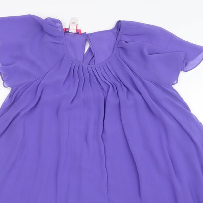 Monsoon Womens Purple   A-Line  Size 8