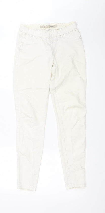DENIM CO Womens White   Jegging Jeans Size 8 L29 in