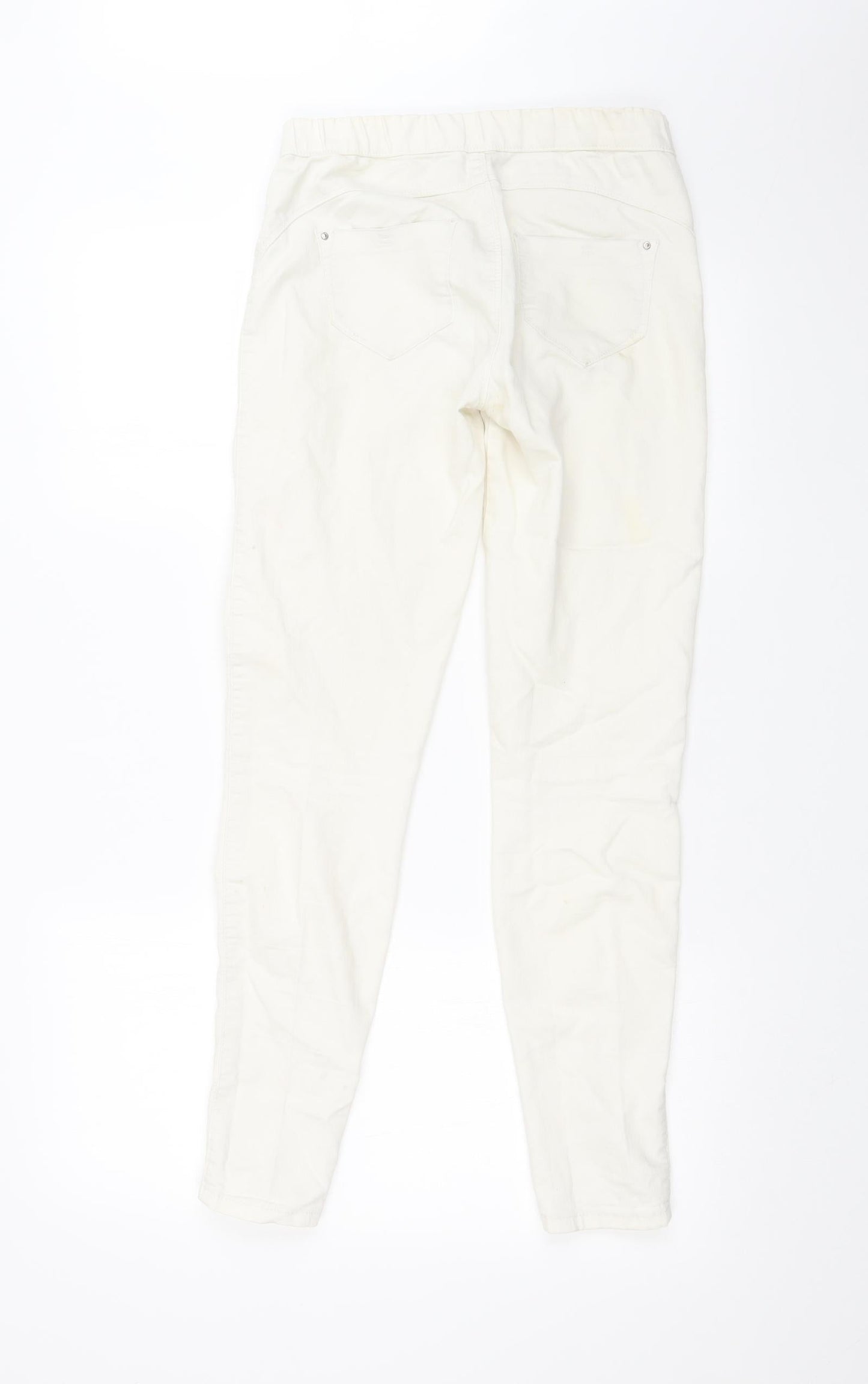 DENIM CO Womens White   Jegging Jeans Size 8 L29 in