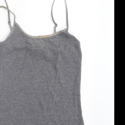 Womens UK Size XS H&M Grey Camisole T-Shirt
