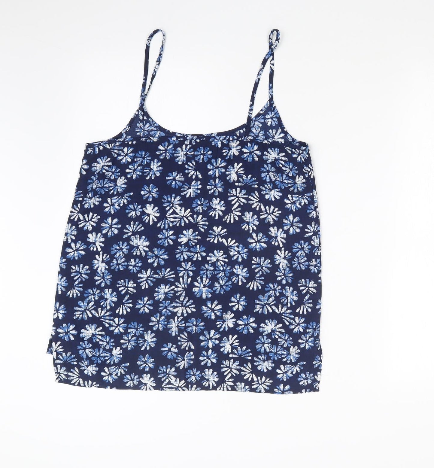 Womens UK Size  Preworn Blue Camisole T-Shirt