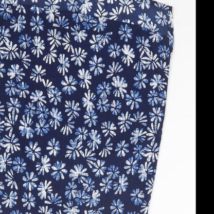 Womens UK Size  Preworn Blue Camisole T-Shirt