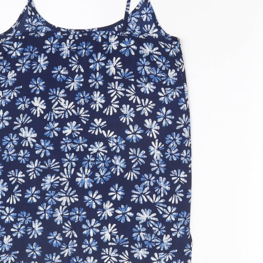 Womens UK Size  Preworn Blue Camisole T-Shirt