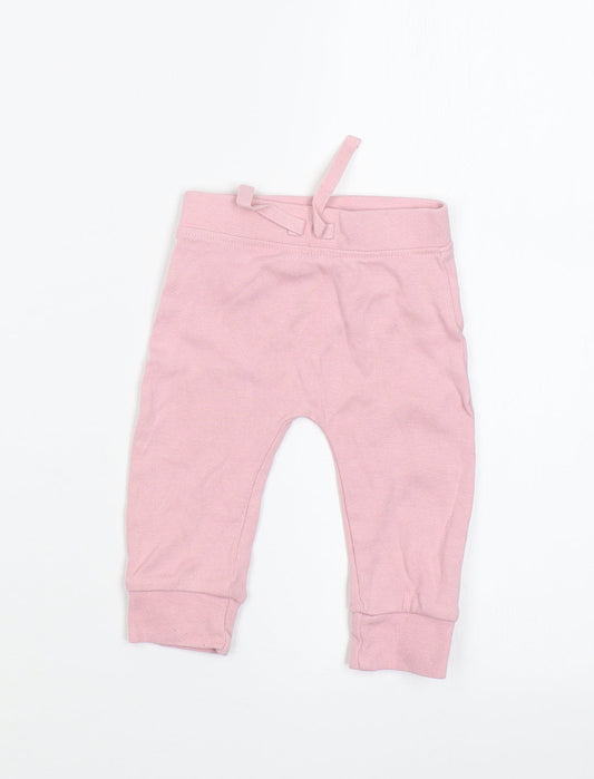 George Baby Pink   Jogger Leggings Size 3-6 Months