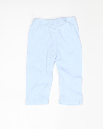 BEBE BONITO Baby Blue   Jogger Leggings Size 3-6 Months