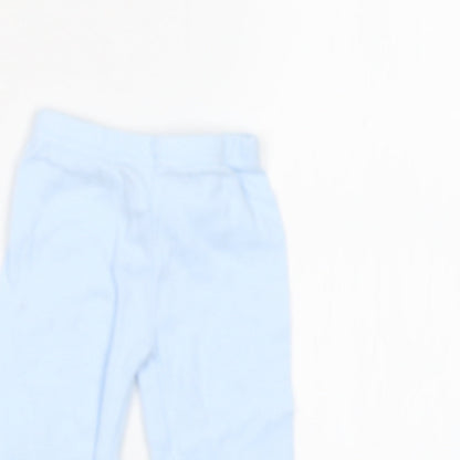 BEBE BONITO Baby Blue   Jogger Leggings Size 3-6 Months