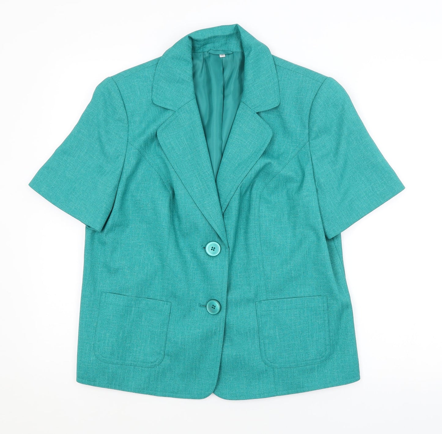 Preworn Womens Green   Jacket Blazer Size 16